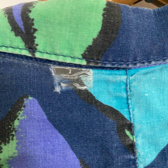 VINTAGE! Men's Hawaiian Toucan Button Up Shirt, Size Large! - Picture 5 of 5